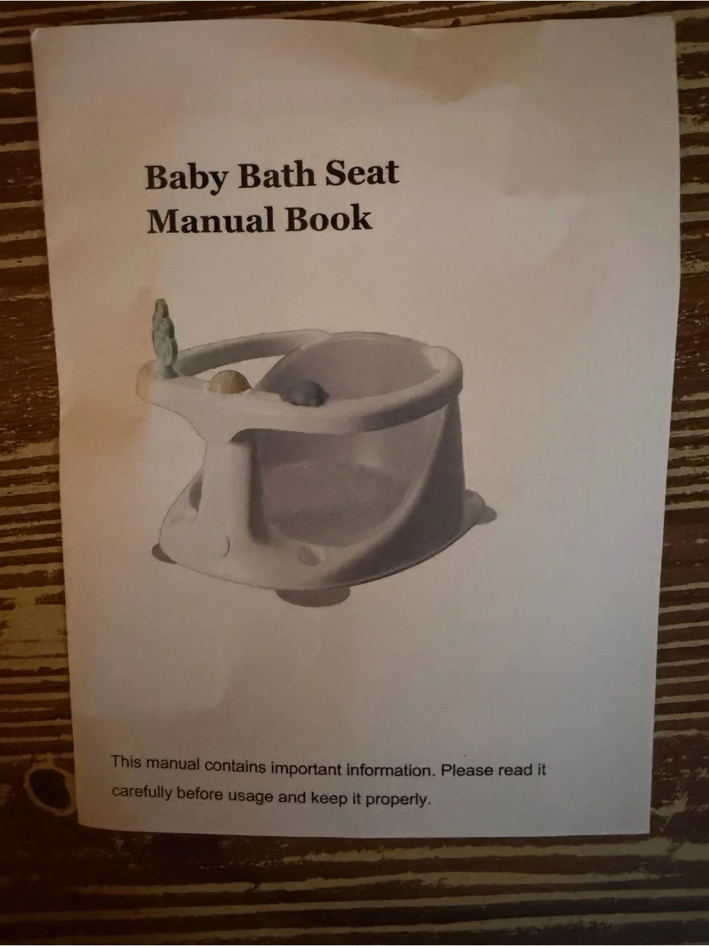 Baby Bath Seat with White and Light Gray Comfort Design